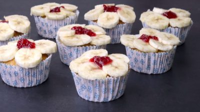 Eggless Banana Muffins