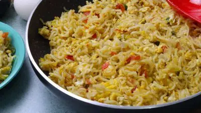 Maggi Anda Bhurji 