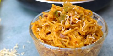 Cheese Schezwan Maggi Tasted Recipes