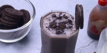 Oreo Melted Chocolate Milkshake