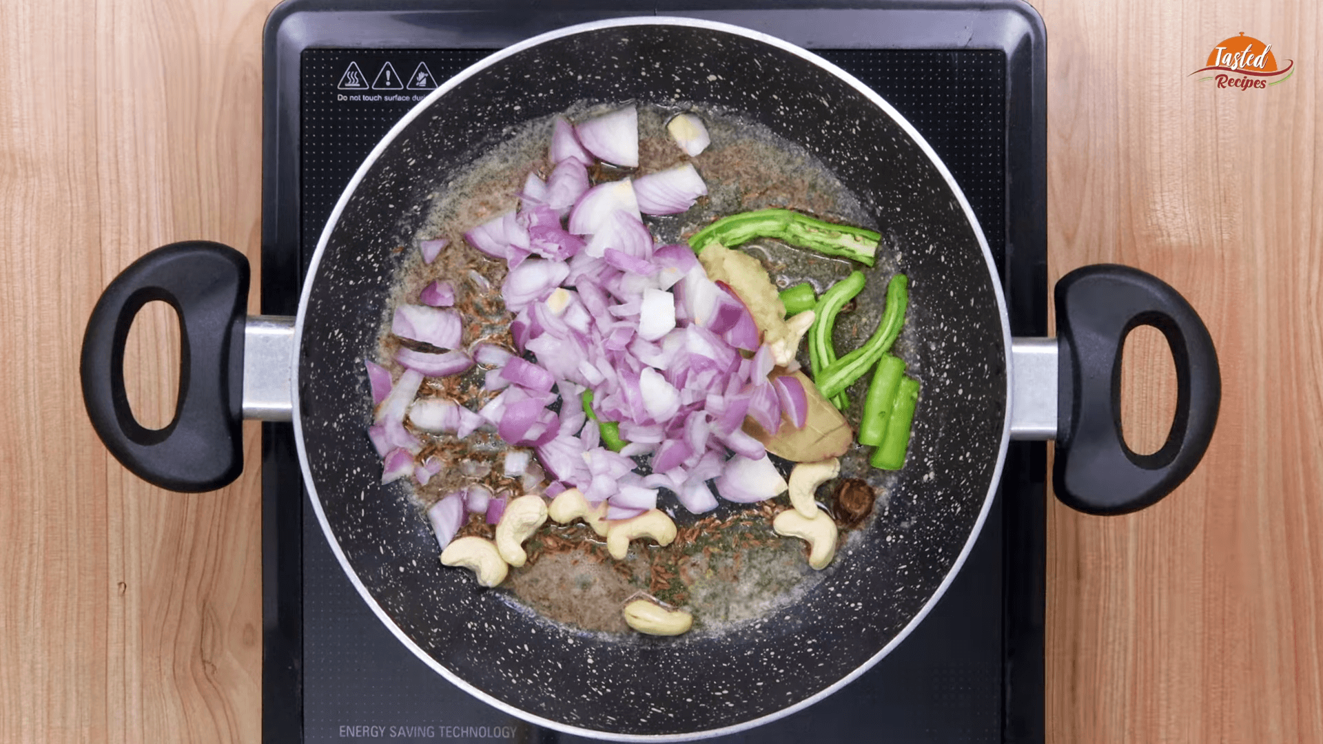 Nawabi Paneer - Fry masala & spices