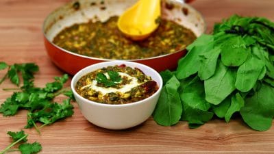 Palak Paneer Bhurji