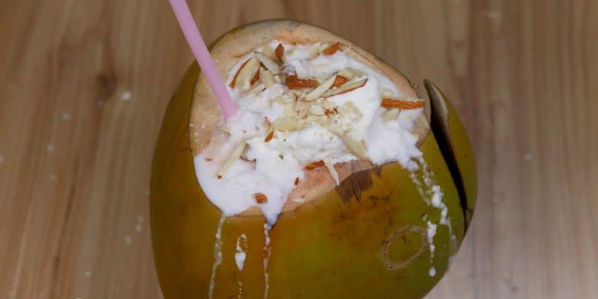 Indian Thirst Quenching Drinks -Coconut Milkshake